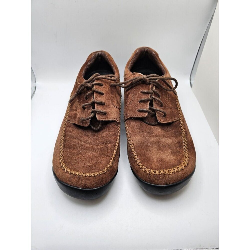 Men's Wolverine iCS Weston Lace-Up Shoes‎ Leather Brown Size 9.5M W05557
